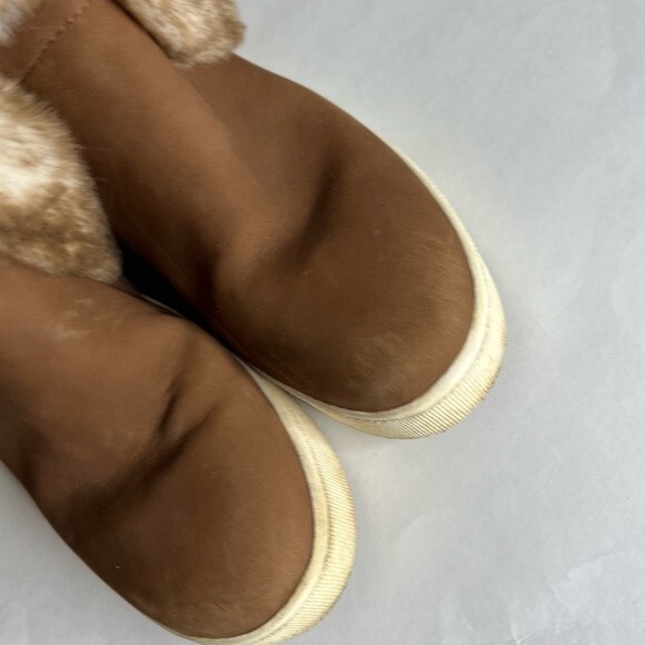 JSlides Wedge booties Taupe Waterproof Suede size 8 - Picture 15 of 16